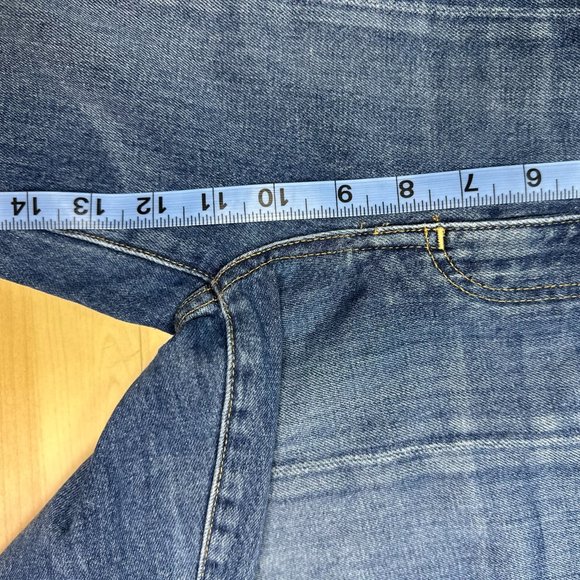 AO.LA Good Midrise Bermuda Jean Shorts, Size 28 - Picture 8 of 9